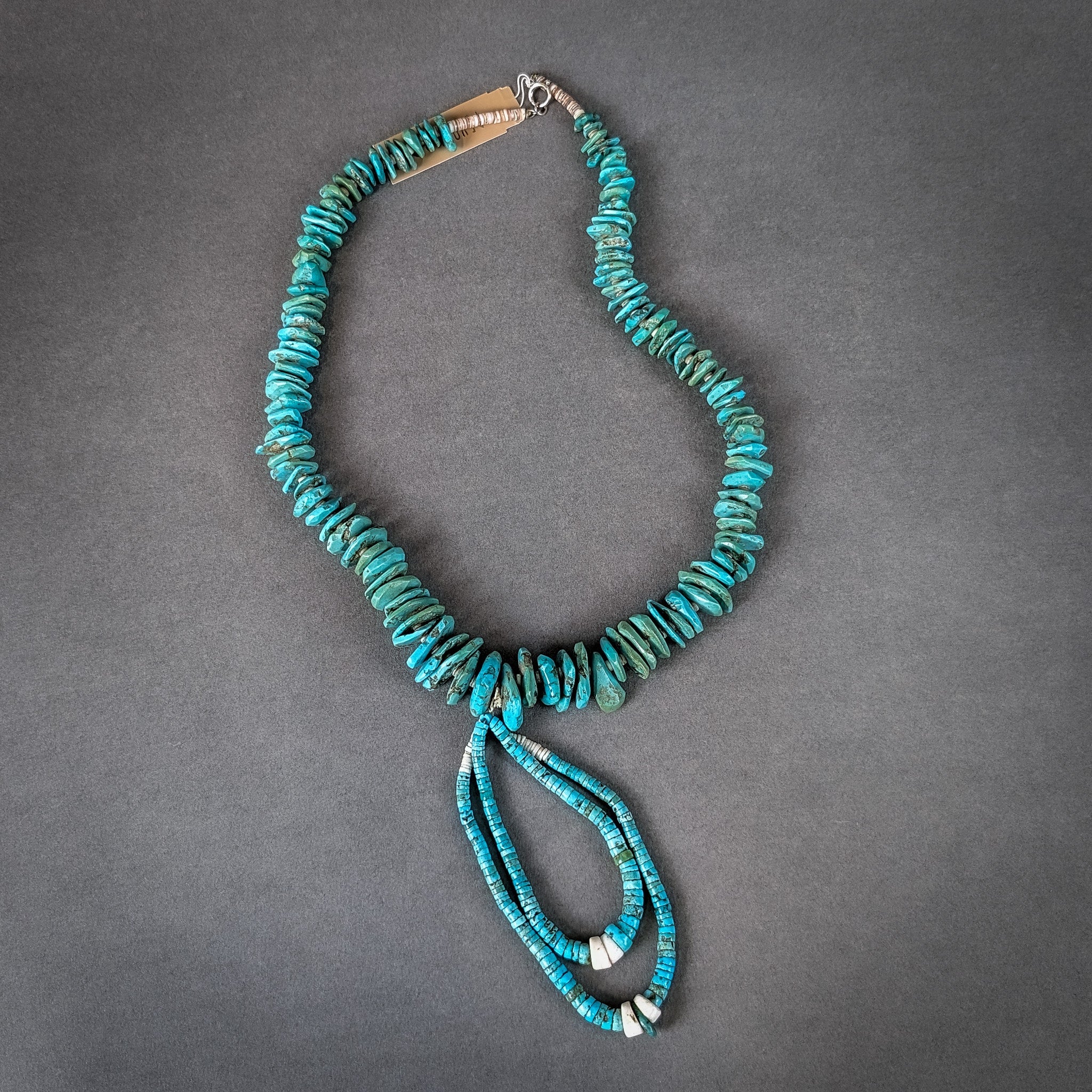 Fox Turquoise Heishi Necklace | Los Poblanos Farm Shop