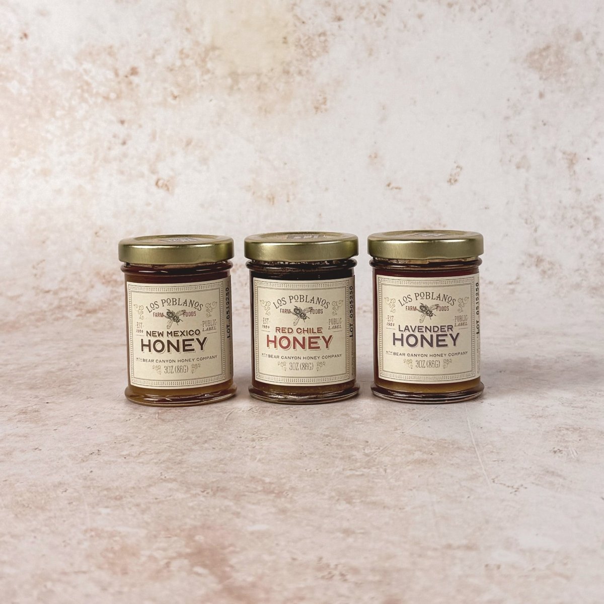 Honey Trio | Los Poblanos Farm Shop