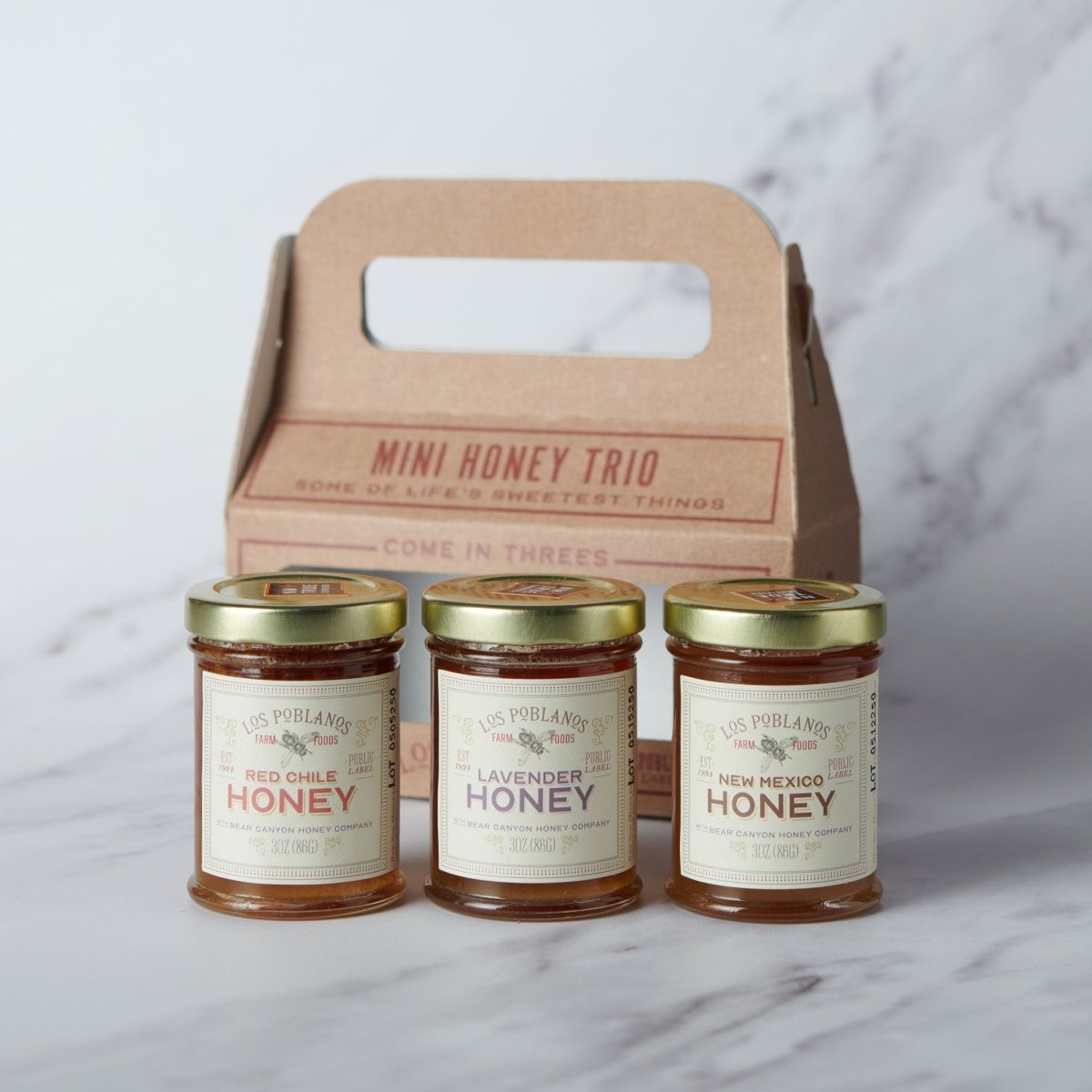 Mini Honey Trio | Los Poblanos Farm Shop