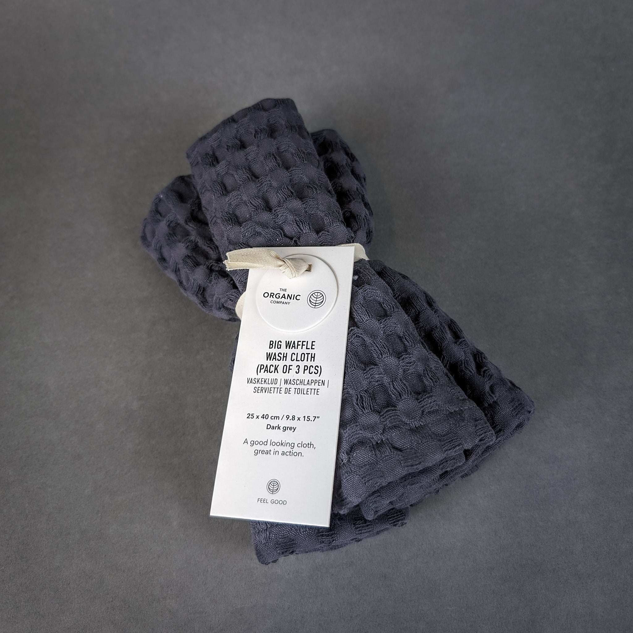 The Organic Company Waffle Wash Cloths (Set of 3) | Los Poblanos Farm Shop