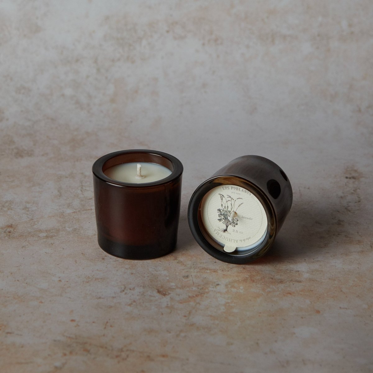 Vela de la Alhucema (lavender candle) | Los Poblanos Shop