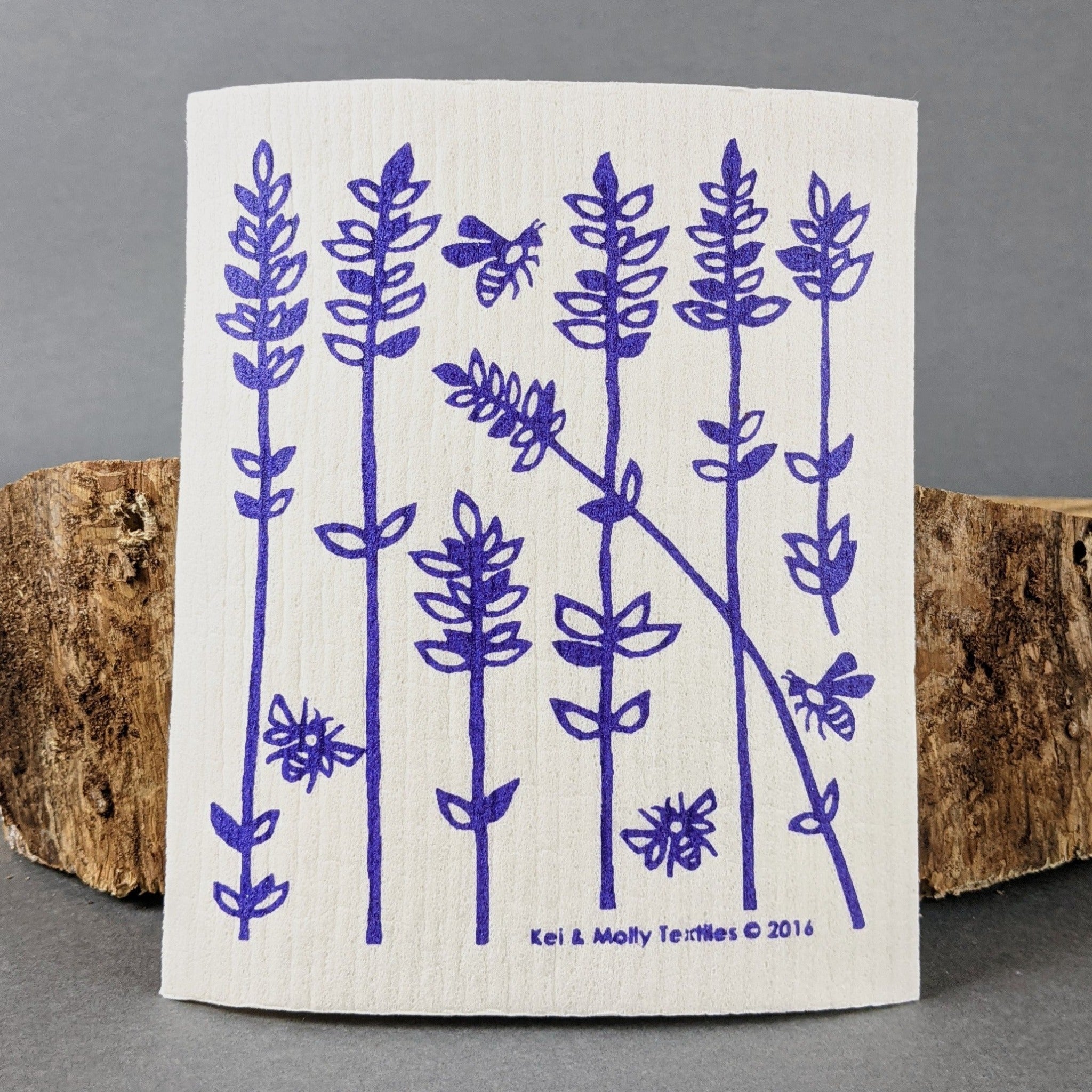 Kei & Molly Textiles Lavender Sprig European Sponge Cloths
