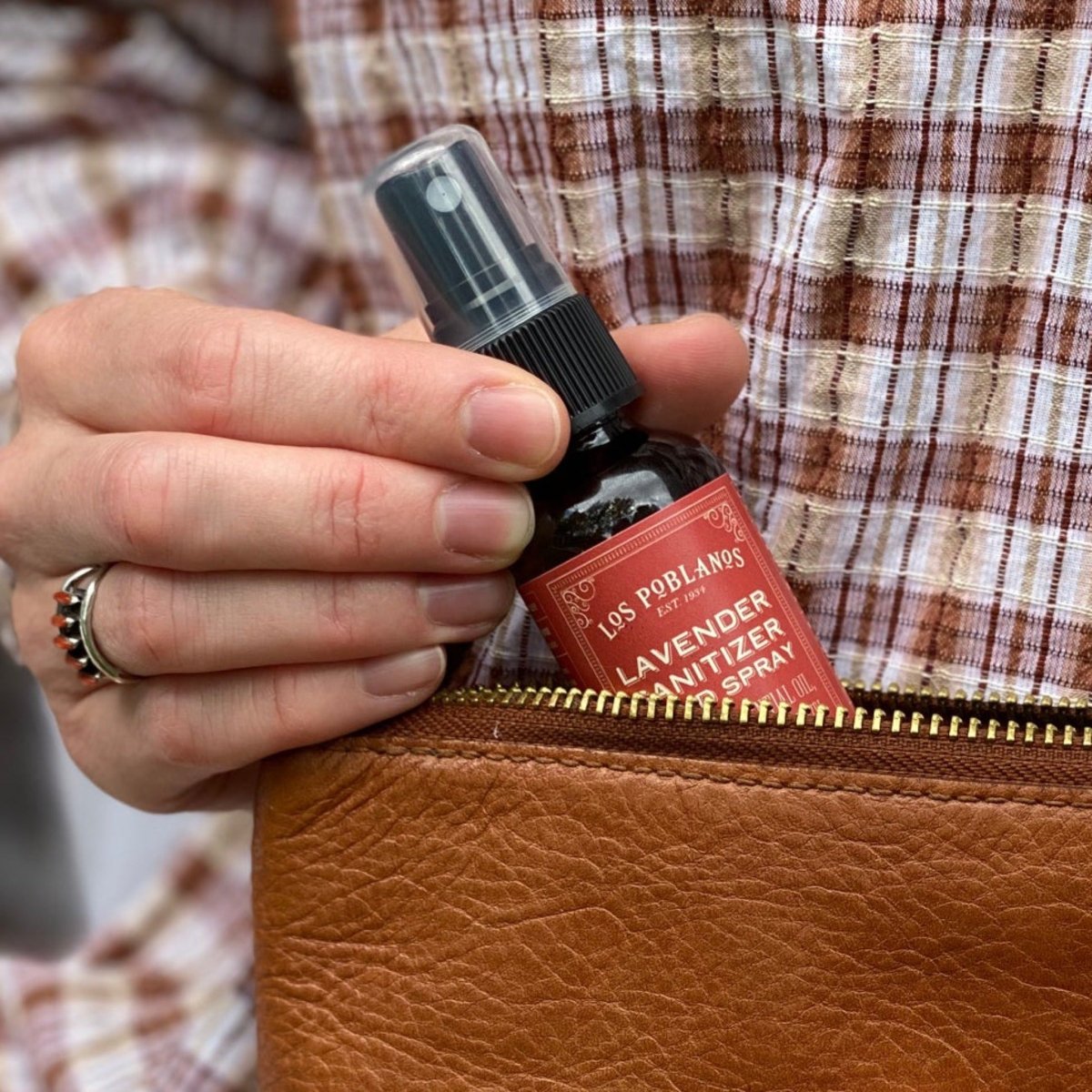 Los Poblanos Lavender Sanitizer Hand Spray