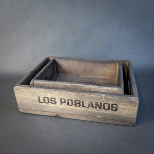 Los Poblanos Wooden Crate