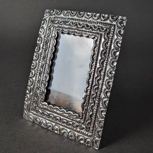 Mexican Punched Tin Picture Frame