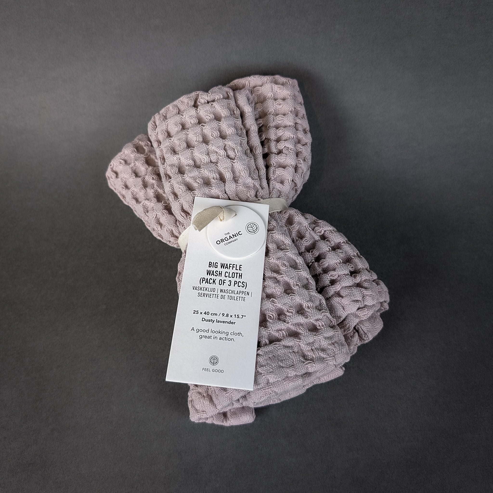 The Organic Company Waffle Wash Cloths (Set of 3) | Los Poblanos Farm Shop