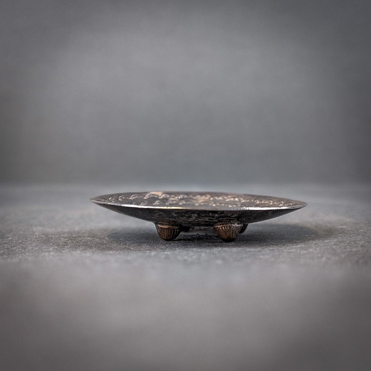 Vintage Navajo Stamped Silver Dish | Los Poblanos Farm Shop