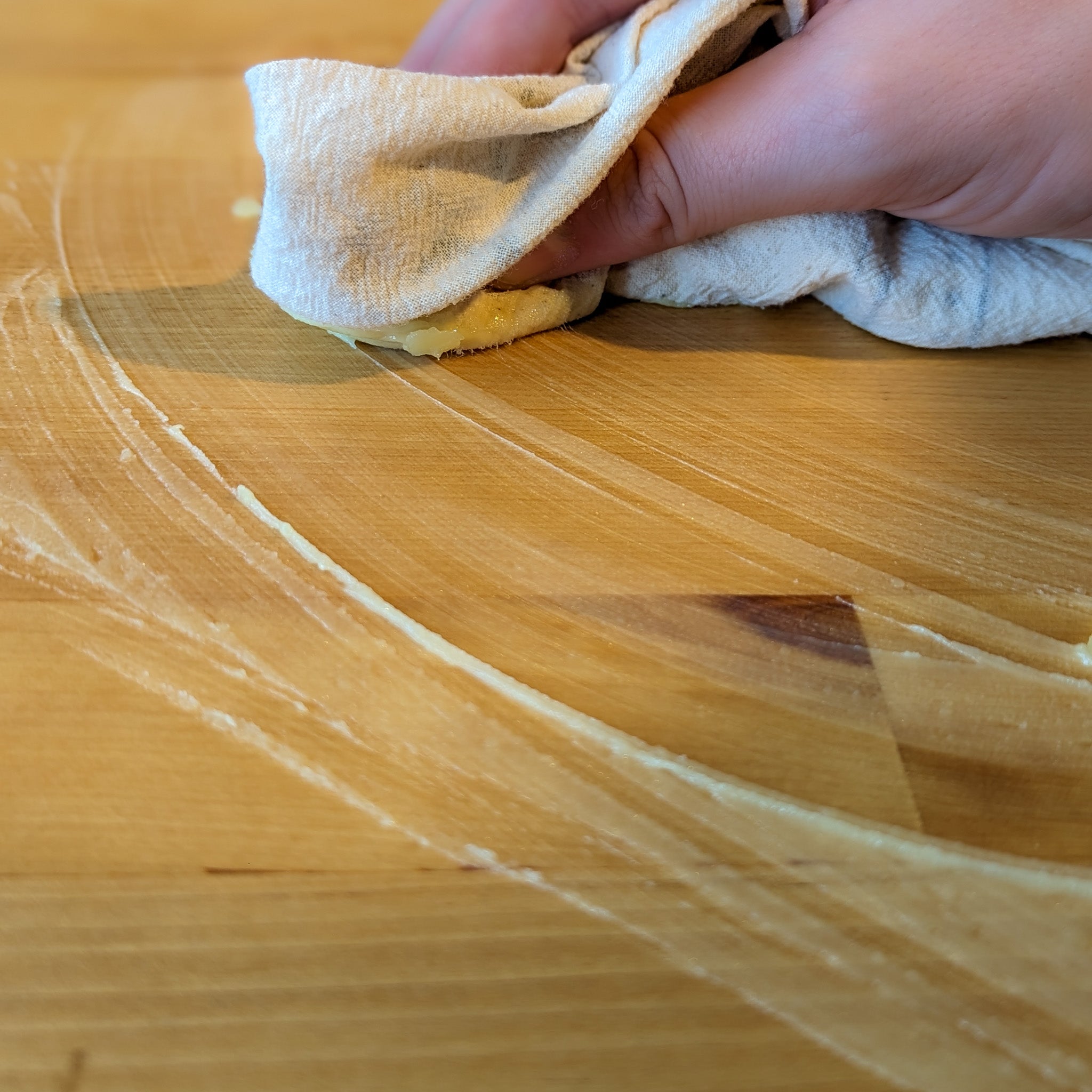 lifestyle shot of using the board butter