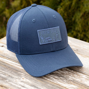 Los Poblanos Farm Shop Patch Hats - Navy Blue