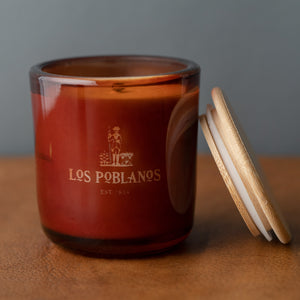 Los Poblanos Lavender Candle in Amber Glass