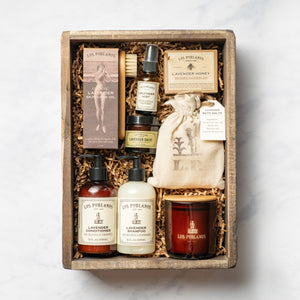 Los Poblanos Relax & Restore Crate Gift Set