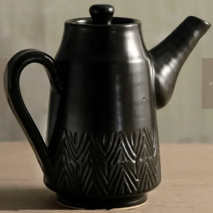 Onora "Chula" Tea Pot - Black