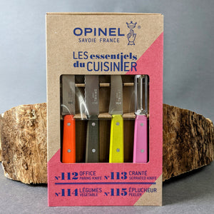 Opinel Essential Kitchen Knife Set - 50's Retro