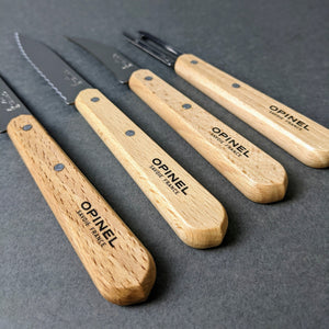 Opinel Essential Kitchen Knife Set - Natural
