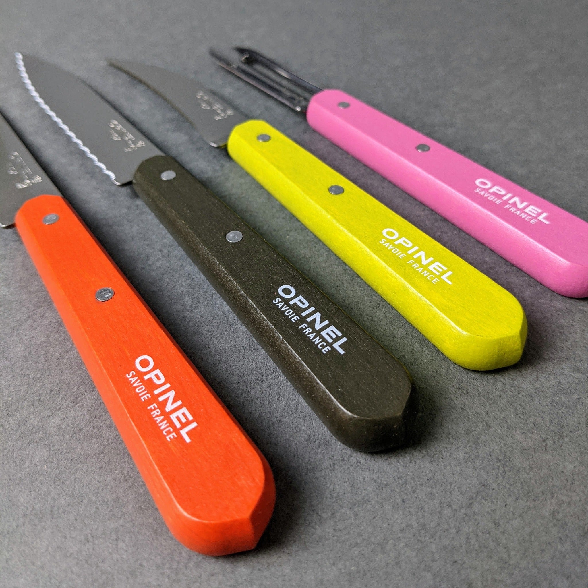 Opinel Essential Kitchen Knife Set - 50's Retro